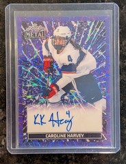 2026 Leaf Metal Caroline Harvey Purple On Card Auto 1/2 Team USA Olympics SSP