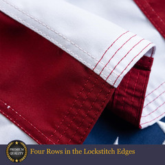 Homissor 100% Cotton Flag American 60 inches x 36 inches, -3×5 Ft