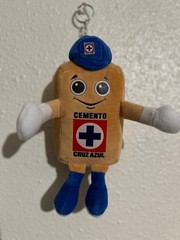 CRUZ AZUL KEYCHAIN STUFFED COSTALITO 7 INCH LLAVERO CHAMPIONS CUP 2025
