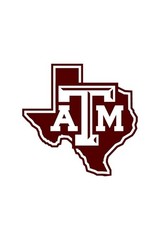 Texas A&M Sticker NCAA Football Die Cut