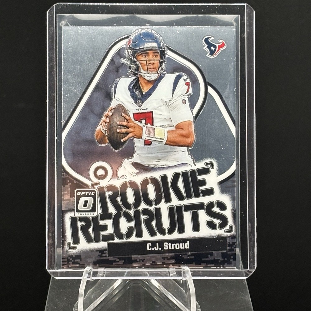 C.J. Stroud Texans 2023 Donruss Optic Panini ROOKIE RECRUITS RC #4