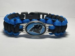 Carolina Panthers Football Paracord Bracelet NEW Free Shipping!!