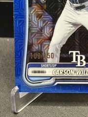 2026 Bowman Chrome Carson Williams Blue Mojo Refractor /150 RC Rookie Card #39