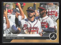 2020 Topps Now Post Season Gold Bonus #ATL-1 Atlanta Braves – NM/MT+