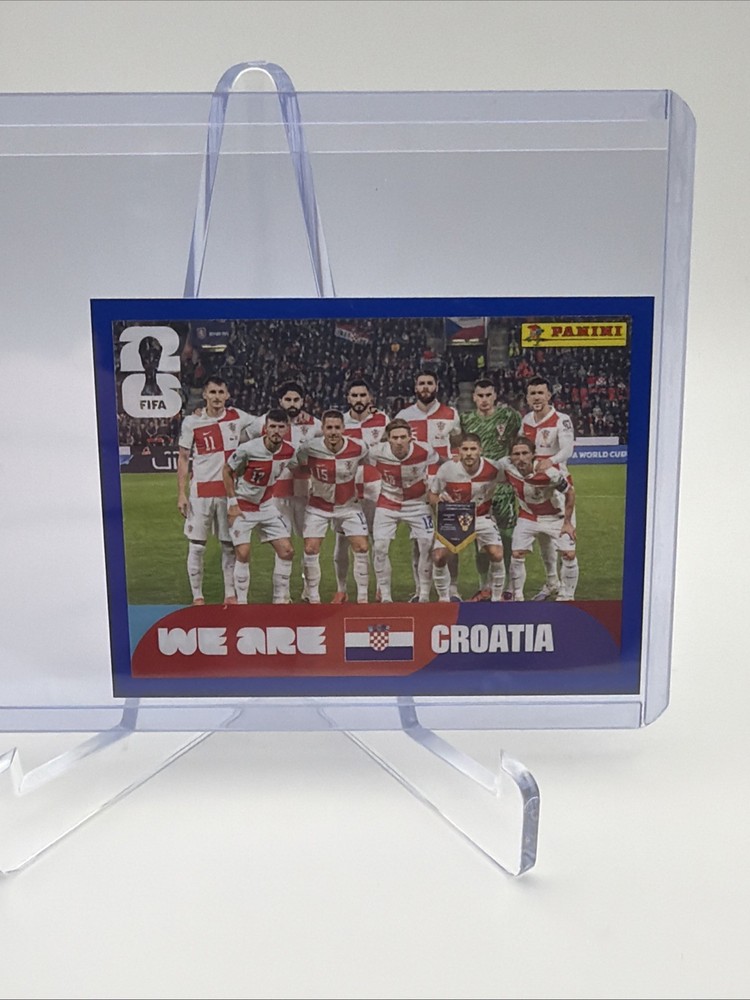 Panini FIFA World Cup 2026 – We Are Croatia Team #CRO13 BLUE Border ￼