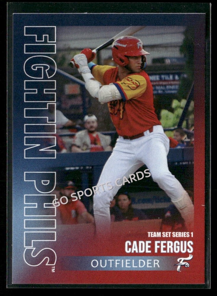 2026 Reading Fightin Phils Cade Fergus RC Rookie Phillies Minor League