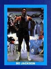 Bo Jackson RARE Raiders Football Royals Baseball 2 Sport PROMO SP 1988 Blue MINT