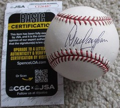 DAVE CONCEPCION Signed OML Baseball JSA Authentic CINCINNATI REDS