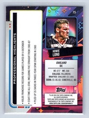 Howie Long 2024 Topps Cosmic Chrome #75