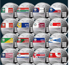 FIFA World Cup 2026 USA, Canada & Mexico Commemorative Medal Complete 48 Set