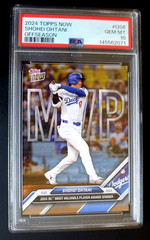 2024 TOPPS NOW OFFSEASON SHOHEI OHTANI #OS6 PSA 10 GEM MINT 2024 NL “MVP”