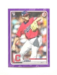 2020 Bowman Purple /250 Aaron Civale RC (WHITESOX) !