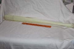 Vintage 30″ Yellow Glow in the Dark Plastic Wiffle Baseball Bat Damaged