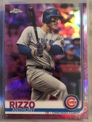 2019 Topps Chrome #130 Anthony Rizzo Pink Refractor