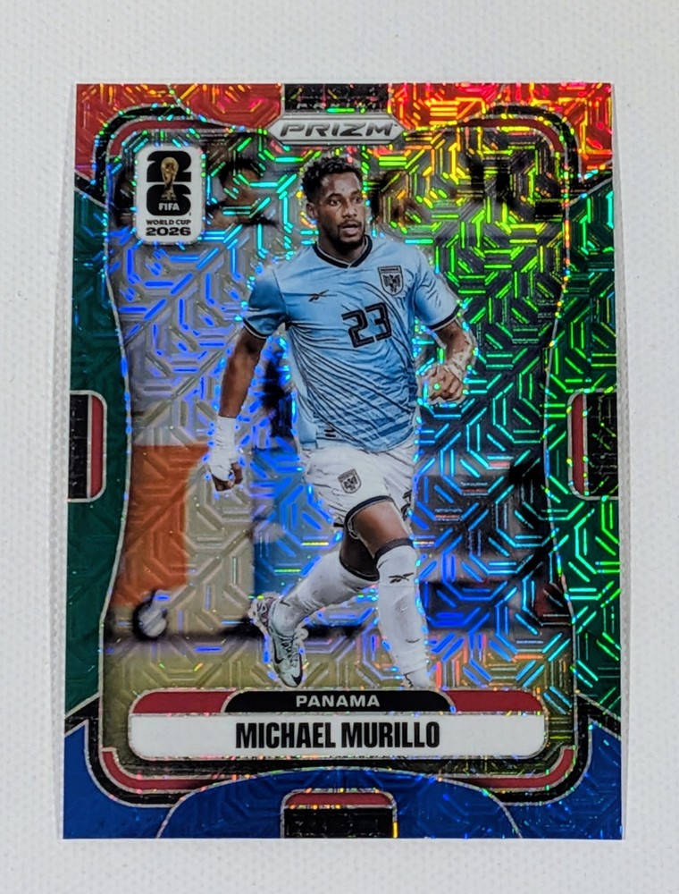 Michael Murillo SP Case Hit Red Blue Green Mojo Prizm 2026 Prizm FIFA World Cup
