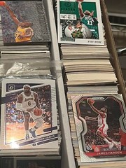 HUGE LOT BASKETBALL CARDS DADS COLLECTION ESTATE SALE! STARS & HOFS JORDAN LUKA