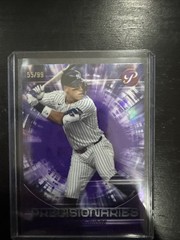 2025 Topps Pristine – Precisionaries Aaron Judge #PR-16 Purple Refractor /99