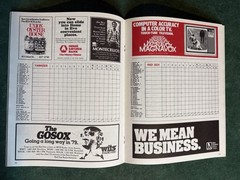 1979 Red Sox Yankees Program Possible Carl Yastrzemski 3000 Hit Fenway Park~(GC)