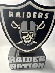 Las Vegas Oakland Raiders Mascot Statue 12″ New