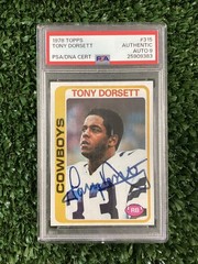 Tony Dorsett 1978 Topps #315 PSA Authenticated Autograph (RC) Cowboys -MC