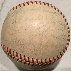 Roger Maris Autographed Baseball—Joe Cronin Baseball—Not Authenticated