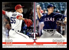 Kyle Dowdy / Kyle Bird 2019 Topps Update #US183 Texas Rangers ROOKIE *032D