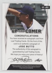 2022 Leaf Holiday Packs Up and Comers Jose Butto #UC-JB2 Auto 1u6