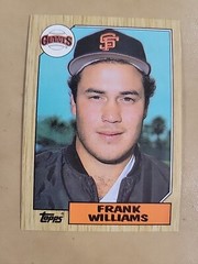 1987 Topps #96 – Frank Williams MULTIPLE ERROR/PRISTINE CONDITION Card