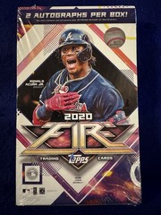 Rare 2020 Topps Fire Baseball MLB 20 Pack Hobby Box 2 Autographs Per Box Sealed