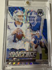 2024 Panini Mosaic /25 – Montage Josh Allen #M-9 White Mosaic Prizm Buffalo Bill