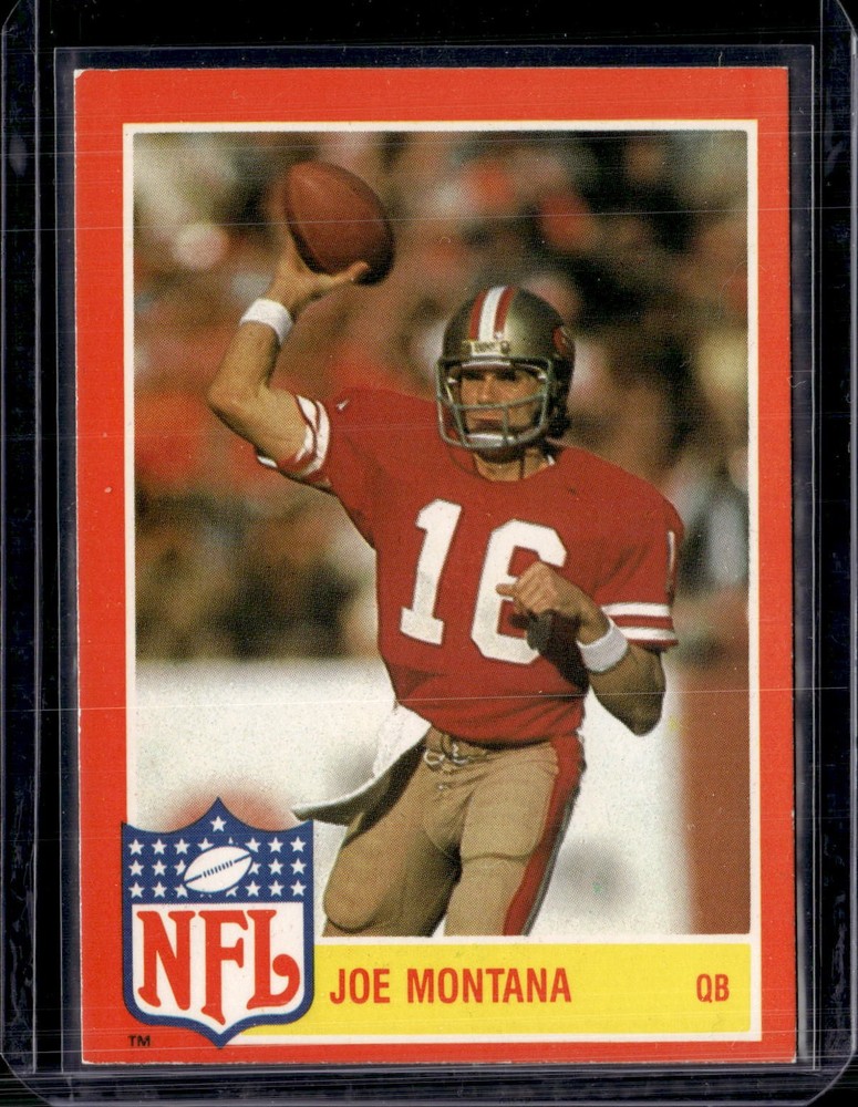 1985 Topps Glossy Send-Ins #7 Joe Montana NFL Stars 49ers (HOF) EX-MINT