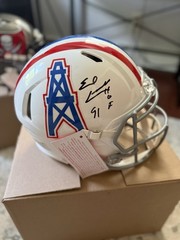 Earl Campbell Signed Houston Oilers Football Helmet – Fanatics Authentic