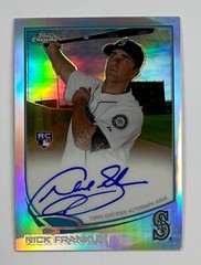 2013 Topps Chrome #NF Nick Franklin Autograph Auto 345/499 AR56