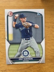 Colt Emerson 1st Bowman #BD-42 2023 Bowman Draft Mariners