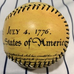 United States Of America Declaration Of Independence Souvenir Baseball Ball