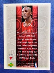 1999-00 Upper Deck MVP Michael Jordan MJ EXCLUSIVES Complete Set of 30 179-208.