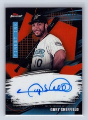 2026 Topps Finest – Finest Ink Autographs Gary Sheffield #FI-GS Orange /25