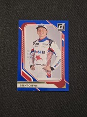 2026 Donruss Racing Brent Crews #1 Retro Blue Color Match /199