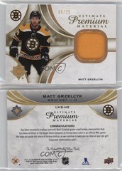 2021-22 Upper Deck Ultimate Collection Premium Materials 6/35 Matt Grzelcyk 19qt