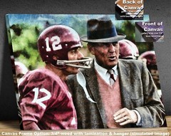 Bear Bryant Football Coach Joe Namath Alabama Crimson Tide College Art Print 11