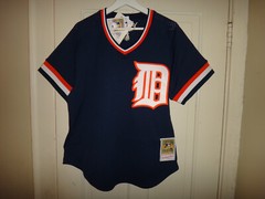 Alan Trammell 1984 Detroit Tigers MLB Mitchell & Ness Men’s Authentic BP Jersey
