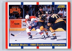 1990-91 Score American #368 Boston Bruins 1990 Conference Champions