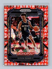 2022-23 Prizm Monopoly Free Parking Red Prizm #57 – Dyson Daniels Rookie RC