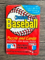 One (1) Pack 1988 Donruss MLB Baseball Cards Sealed Unopened Wax Pack