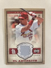 2006 UPPER DECK ARTIFACTS JIM EDMONDS GAME USED JERSEY CARD #NL-JE /250