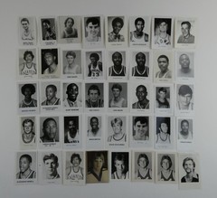 Lot of 163 College Basketball Press B&W Photos 1970’s Various Sizes