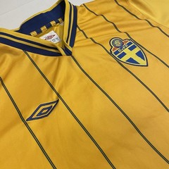 Umbro Team Sweden 2012-2013 Football Shirt Soccer Jersey Pinstripes Adult XL