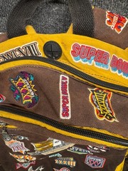 Super Bowl 50 Commemorative Backpack Forever Collectibles On The Fifty Patches