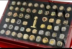 56 BASKETBALL RING CHAMPIONSHIP SIZE 11 HANDMADE MENS RINGS SET+TROPHY&WOOD BOX