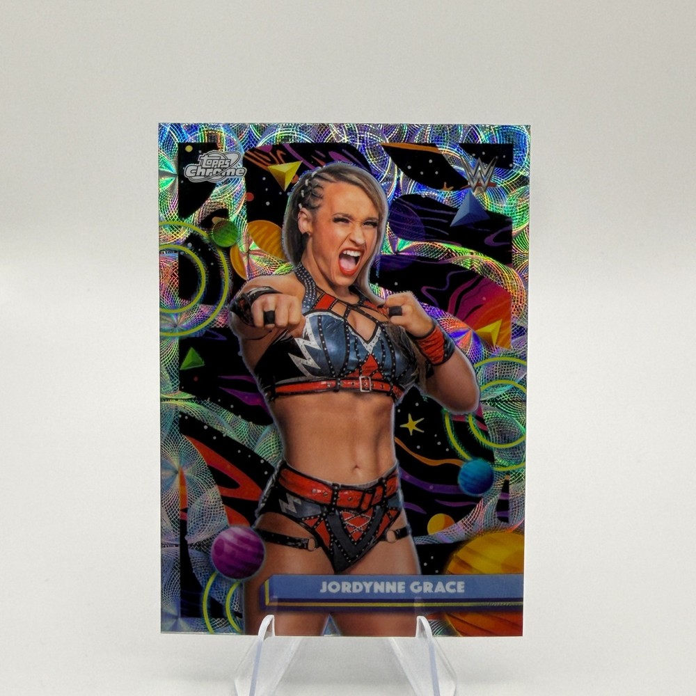 2026 Topps Chrome Cosmic WWE Jordynne Grace #107 Nucleus Refractor